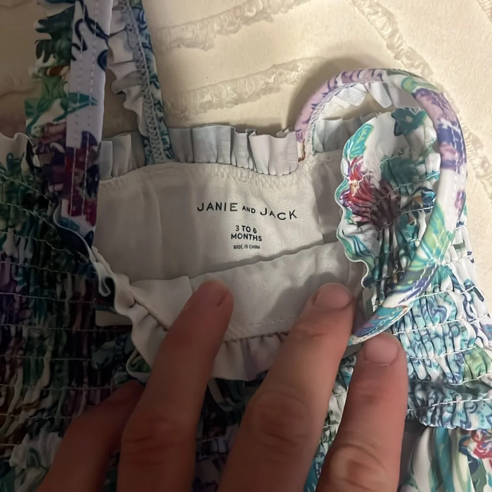 Brand new! Janie & Jack Baby Girl Bathing Suit